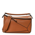 Calfskin Medium Puzzle Bag Tan