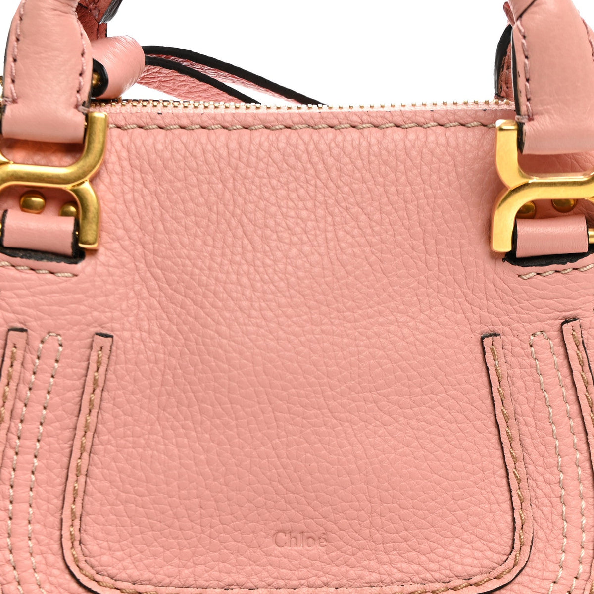 Calfskin Mini Marcie Satchel Fallow Pink