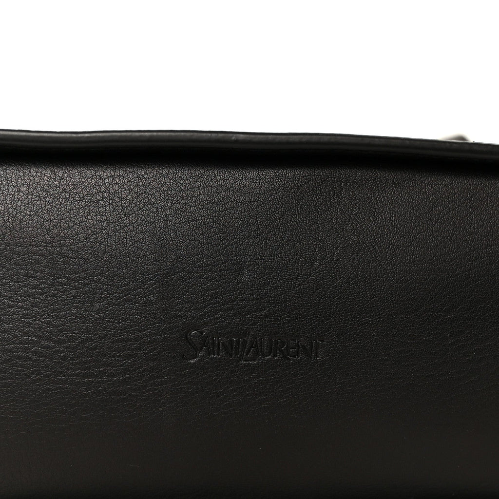 Smooth Calfskin Y Small Bucket Bag Black