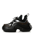 Calfskin Monogram LV Archlight 2.0 Platform Sneakers 38.5 Black