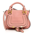 Calfskin Mini Marcie Satchel Fallow Pink
