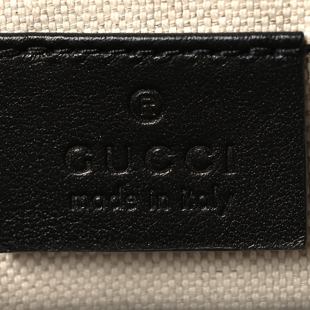 Calfskin GG Tennis Embossed Pocket Belt Bag Black