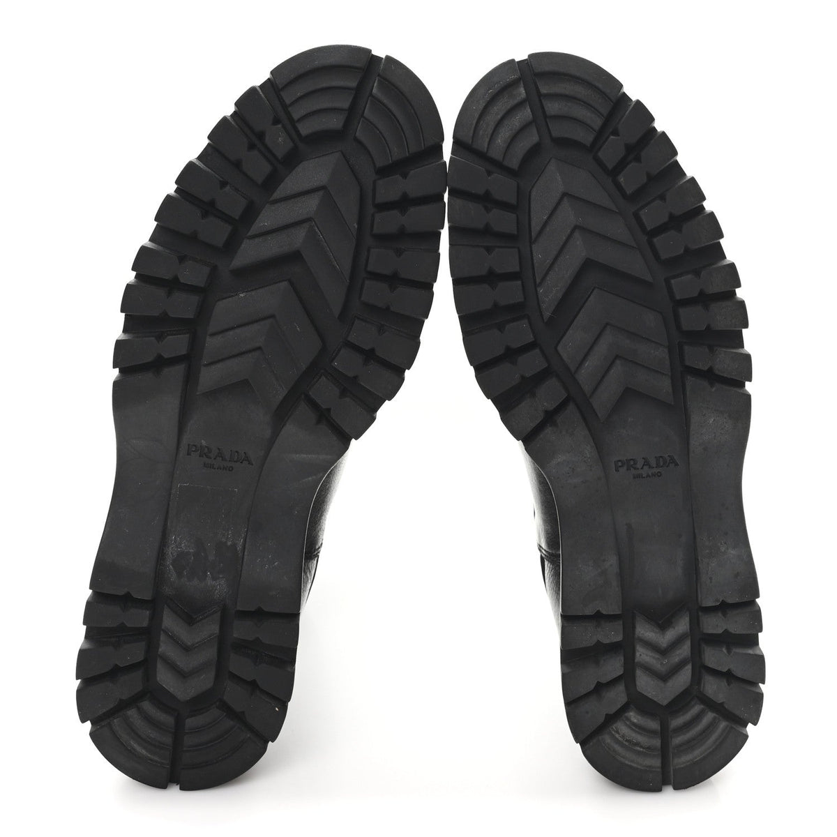 Calfskin Double Buckle Combat Boots 37 Black