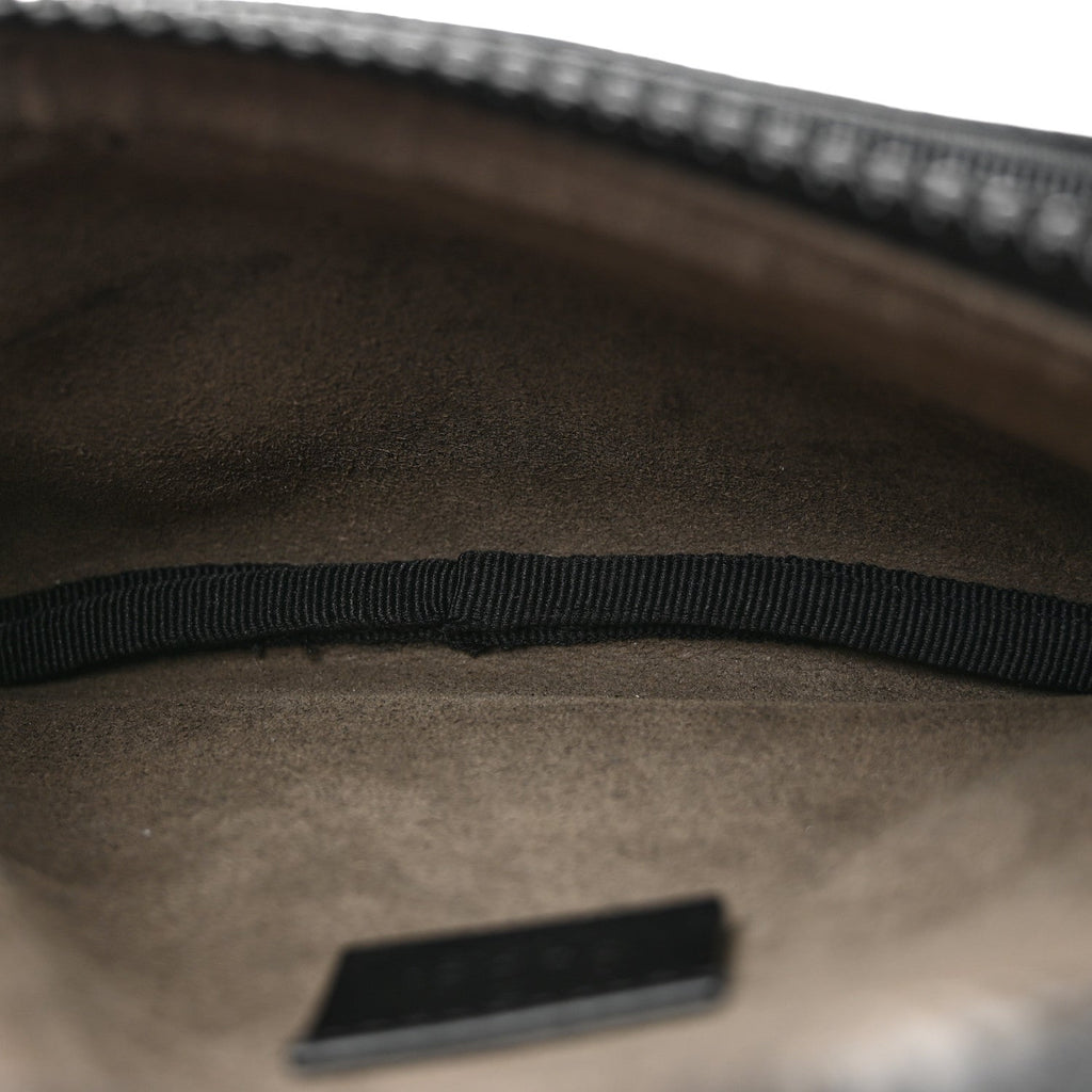 GG Supreme Monogram Belt Bag Black