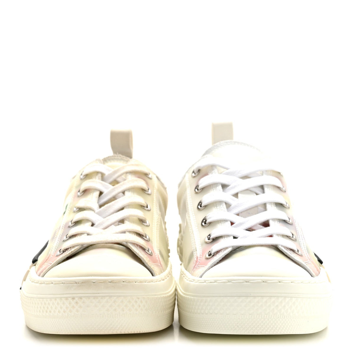 Technical Canvas Floral B23 Low Top Sneakers 36 White Multicolor