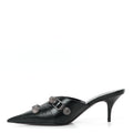 Agneau Arena Cagole 70mm Mules 36 Black