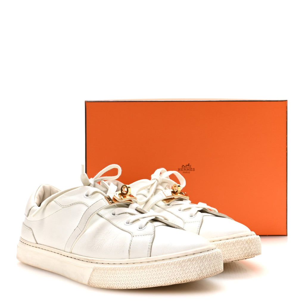 Calfskin Day Sneakers 40 White