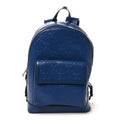 Calfskin GG Tennis Embossed Backpack Intense Metal Blue Black