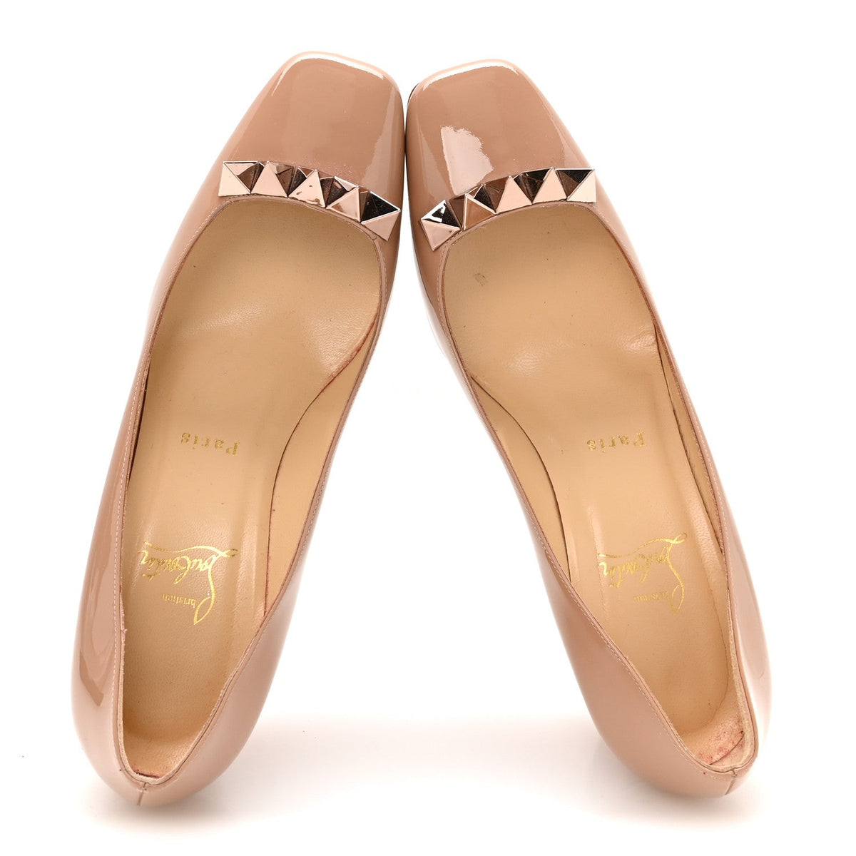 Patent Pyramidam 45 Pumps 40 Nude
