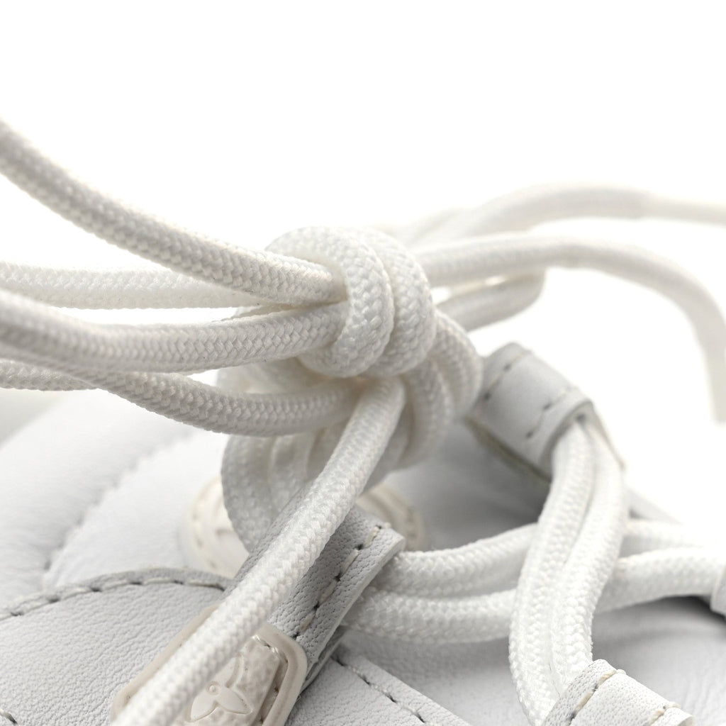 Monogram Calfskin Womens LV Sneakerina 37 White