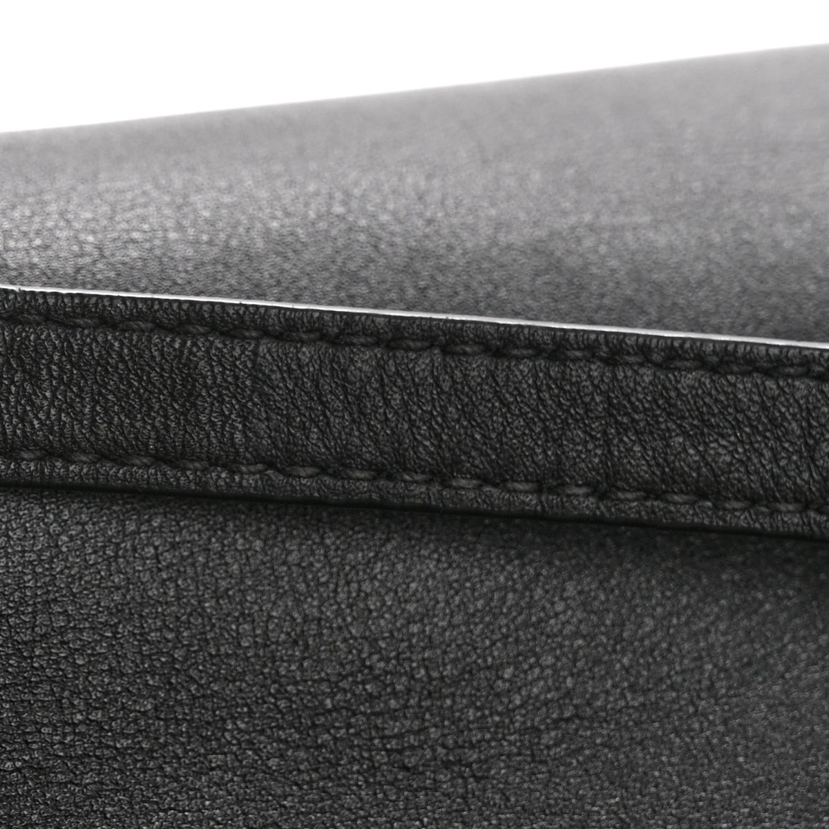Calfskin Small The Point Triangle Bag Black