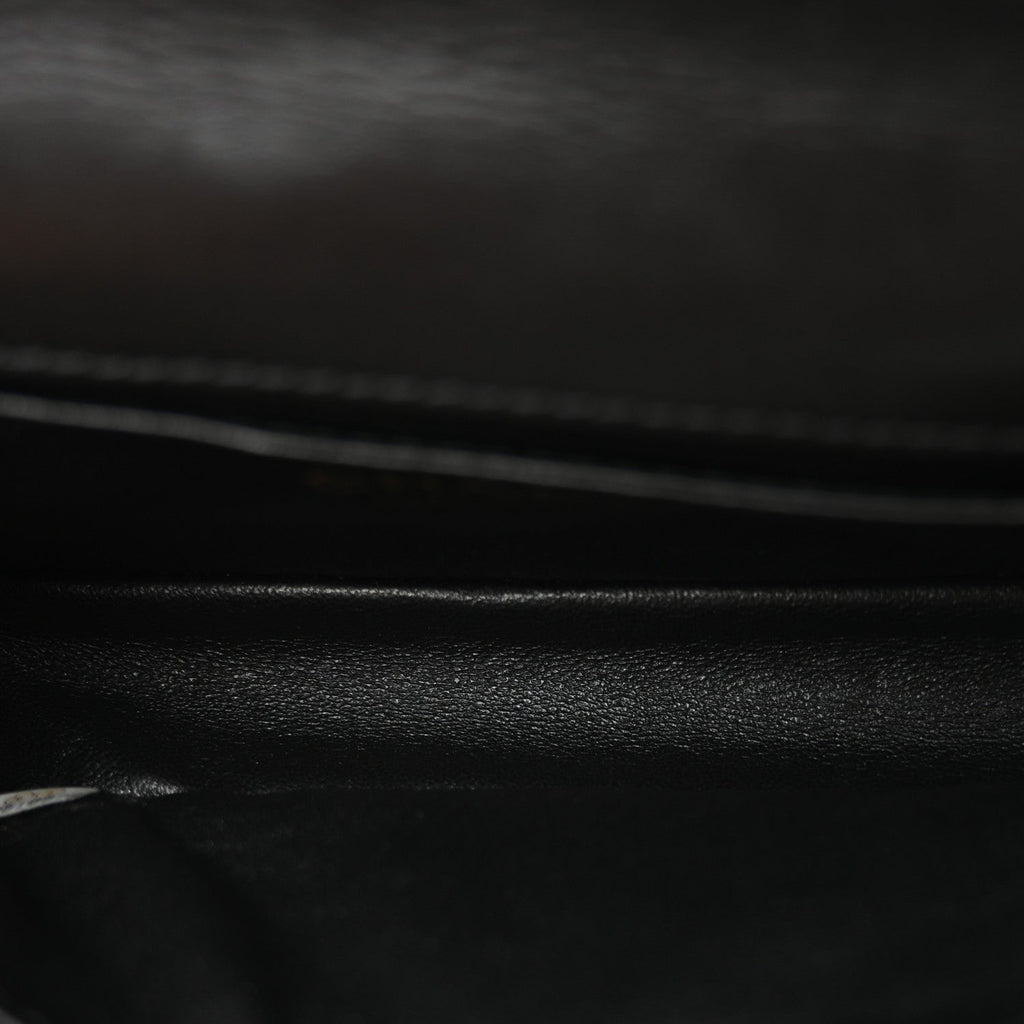 Aged Calfskin Quilted 2.55 Reissue Flap Belt Bag Clutch Black