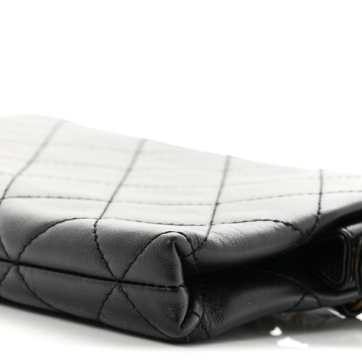 Calfskin Pick Me Up Belt Bag Black