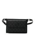 GG Supreme Monogram Canvas Interlocking G Belt Bag Black
