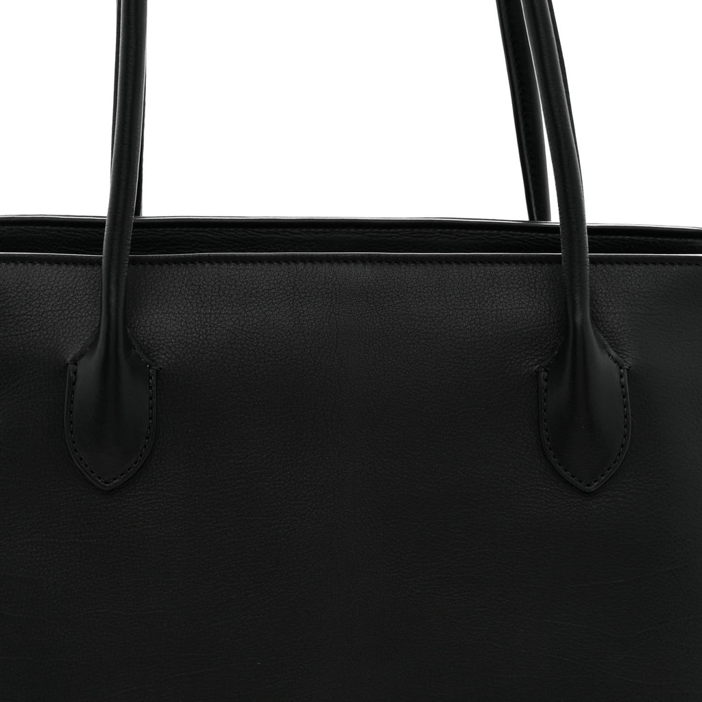 Grained Calfskin Terrasse Bag Black