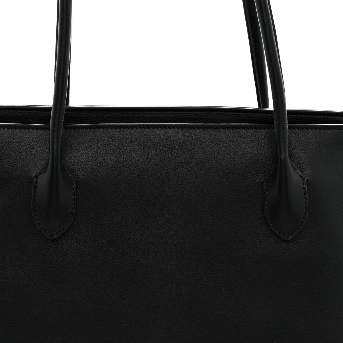 Grained Calfskin Terrasse Bag Black
