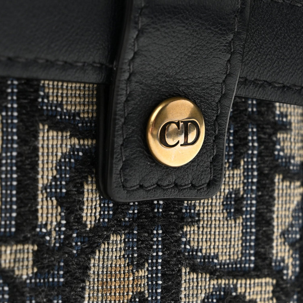 Oblique Saddle Belt Bag Blue