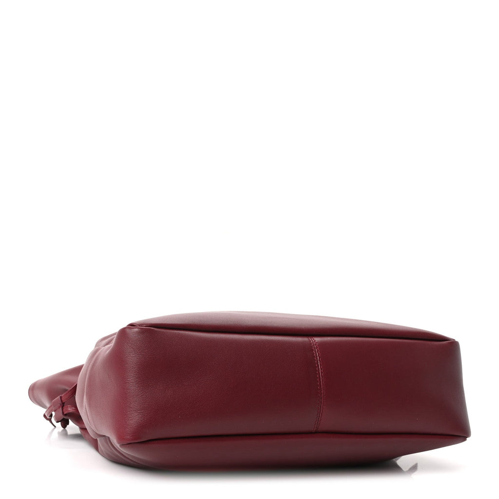 Lambskin Medium Jamie Shopping Tote Bordeaux