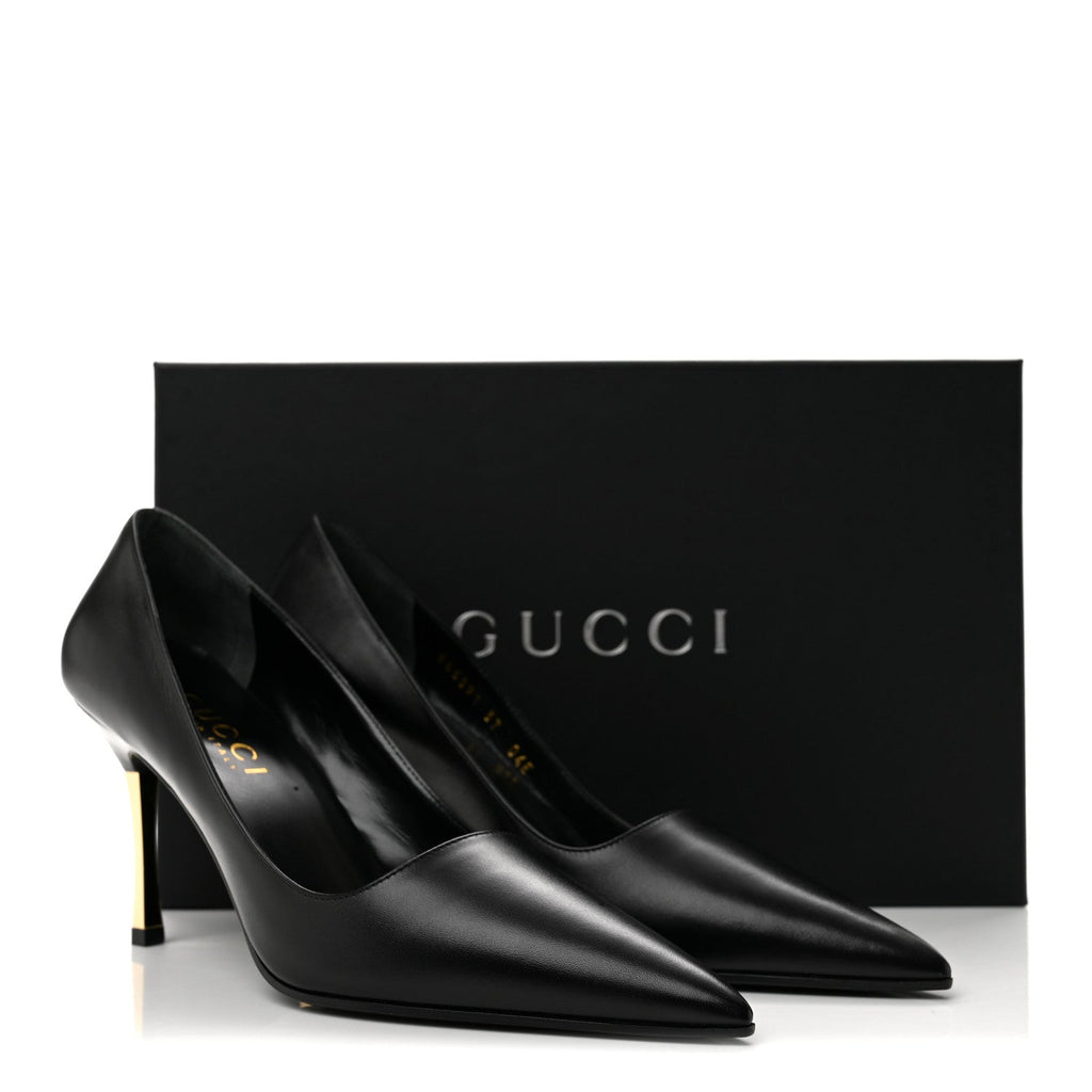 Calfskin Bombshell Pumps 37 Black