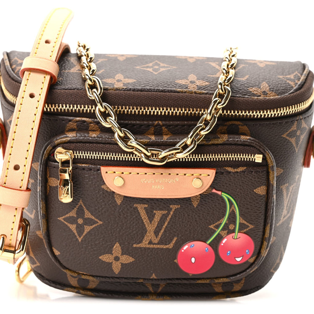LV X TM Monogram Cerises Mini Bumbag