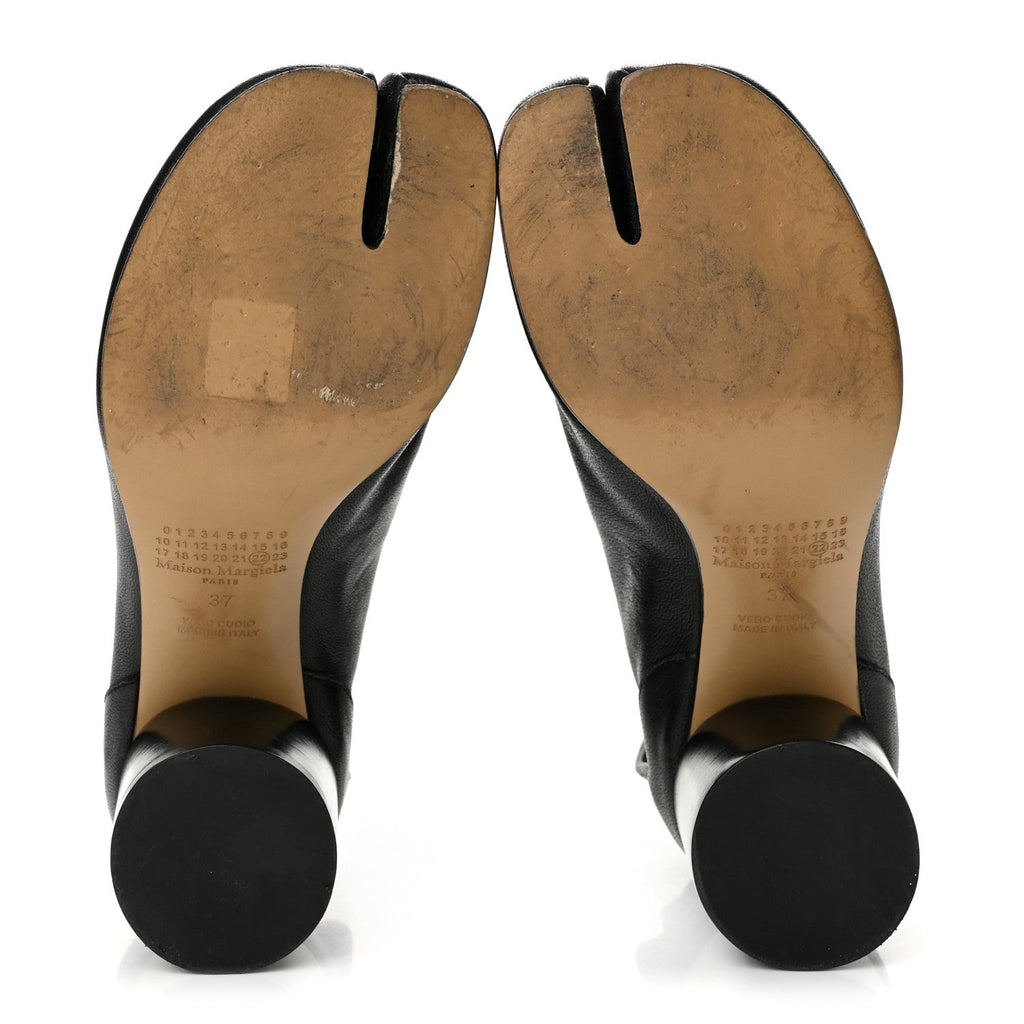 Nappa Tabi 60mm Ankle Boots 37 Black