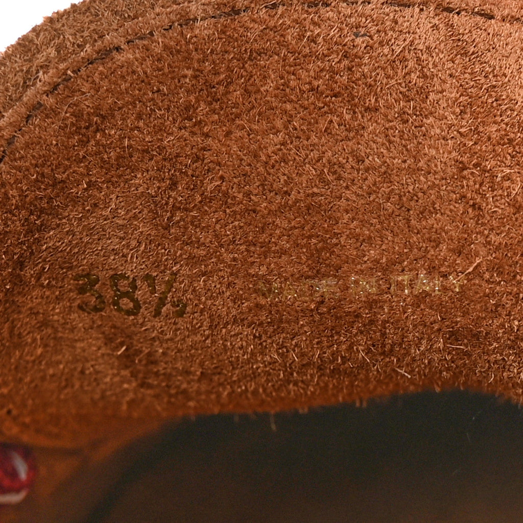 Vitello Platform Loafers 38.5 Cognac