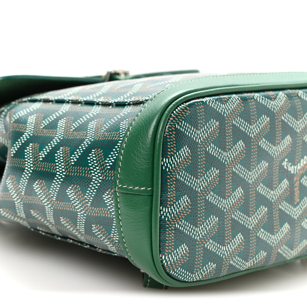 Goyardine Calfskin Mini Alpin Backpack Green