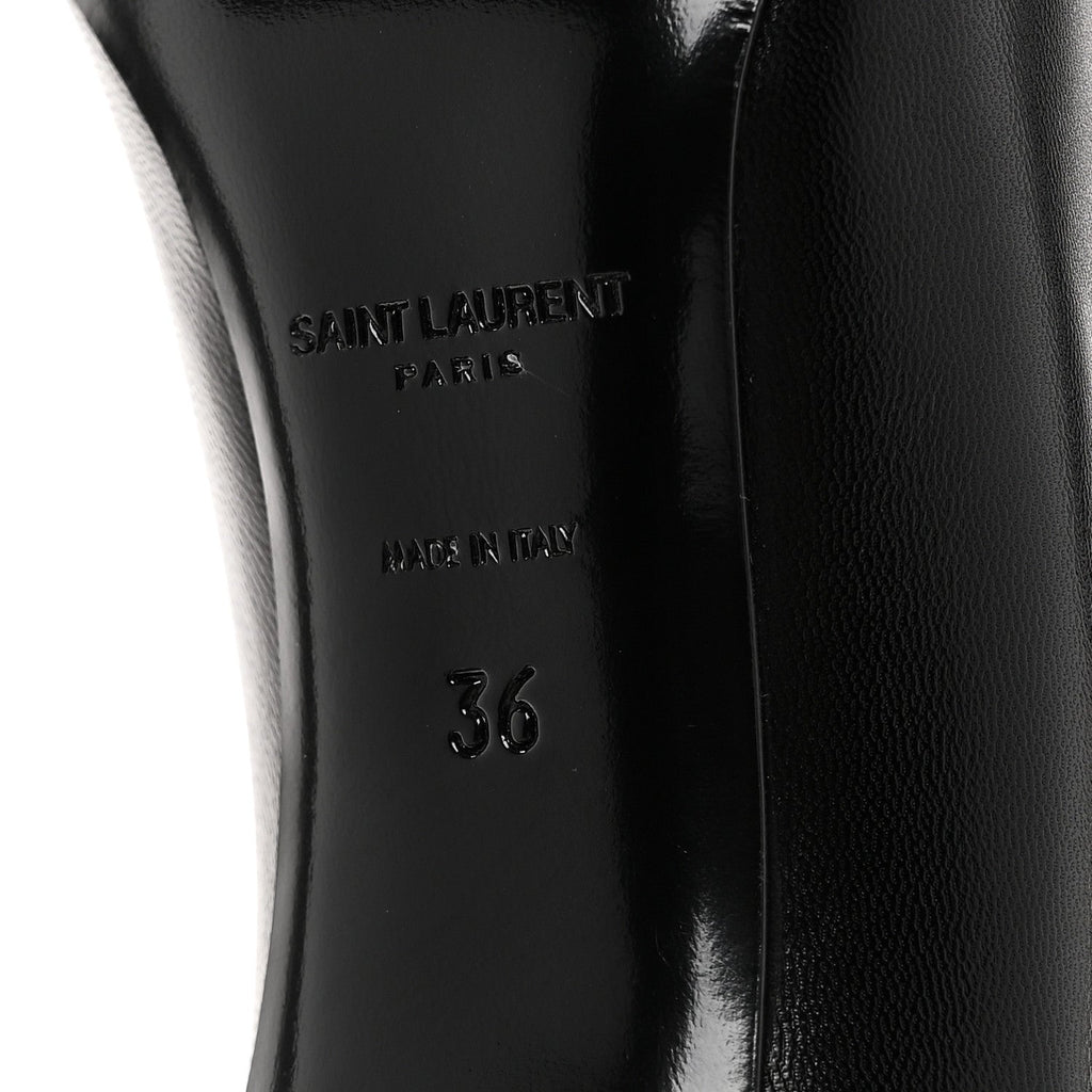 Calfskin Anja 85 Pumps 36 Manto Naturale