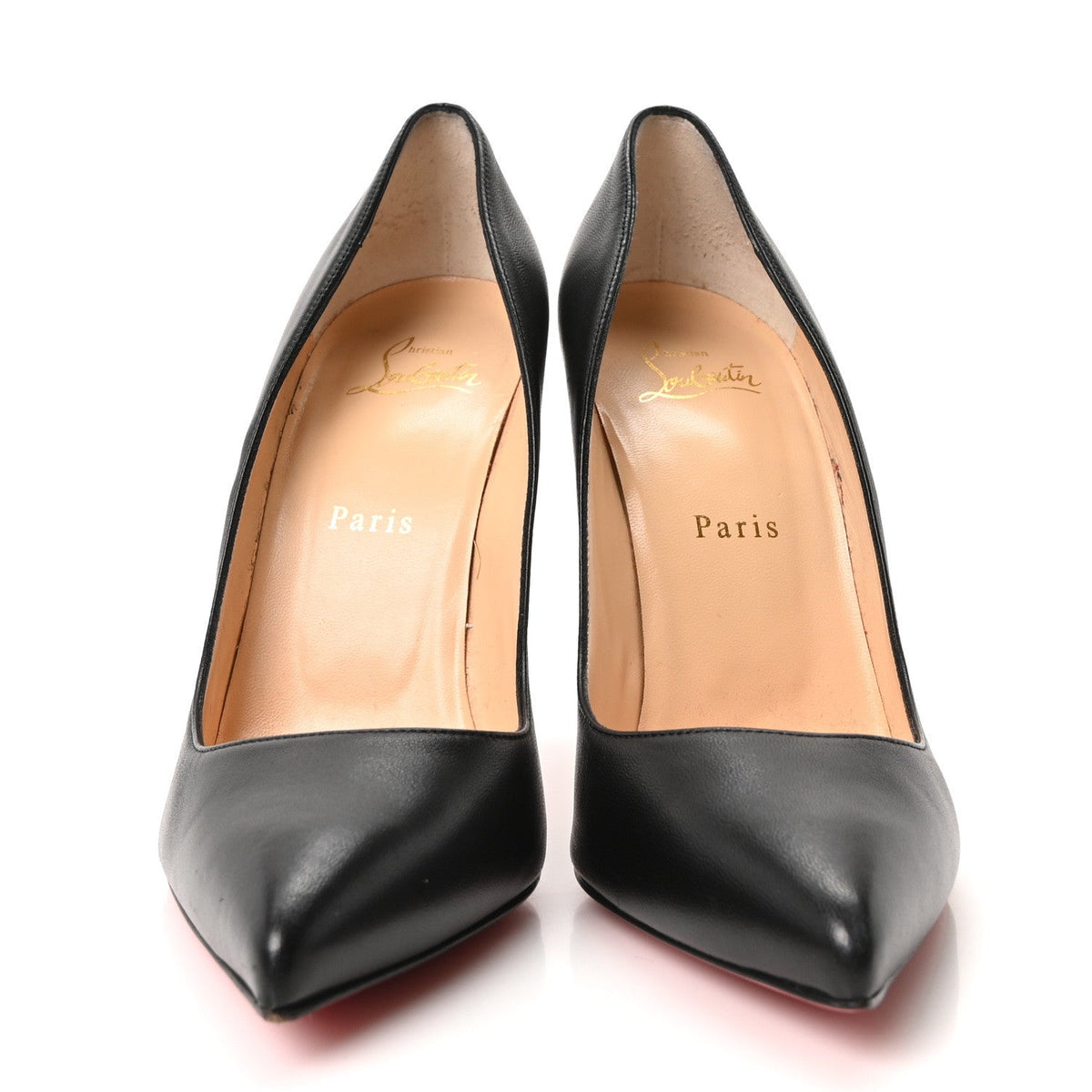 Shiny Nappa Pigalle Follies 100 Pumps 38.5 Black