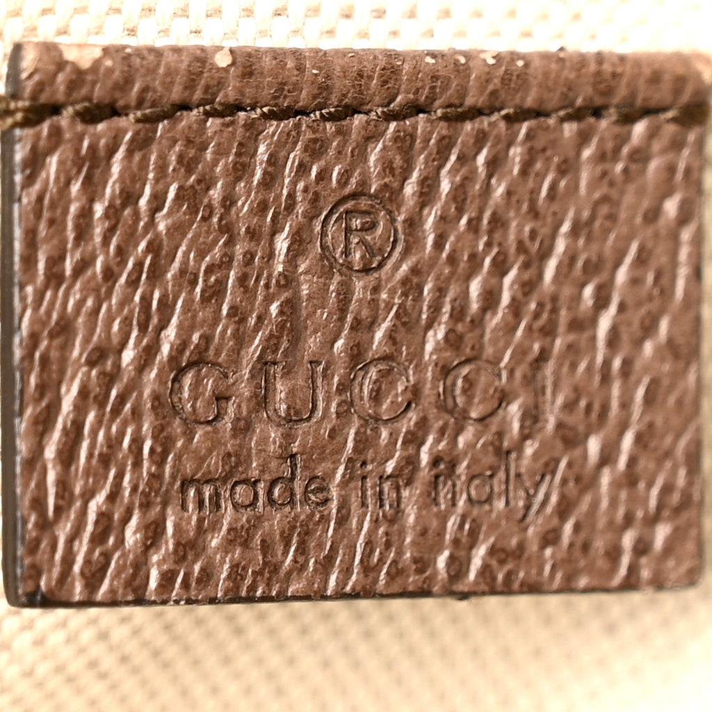 GG Supreme Monogram Neo Vintage Web Belt Bag Brown