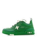 Calfskin Mesh Mens LV Skate Sneaker 7.5 Green