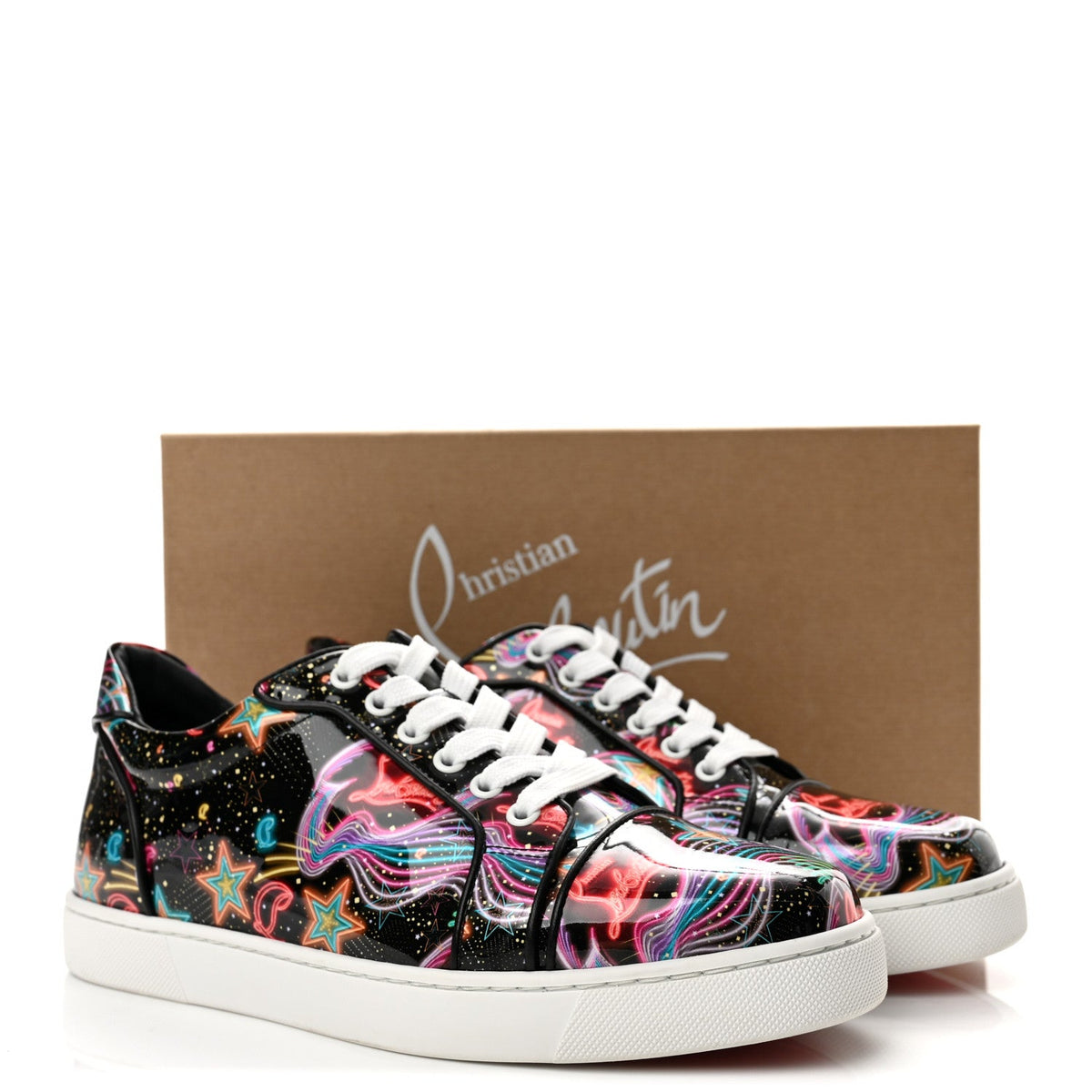 Patent Starlight Orlato Flat Sneakers 40 Multi