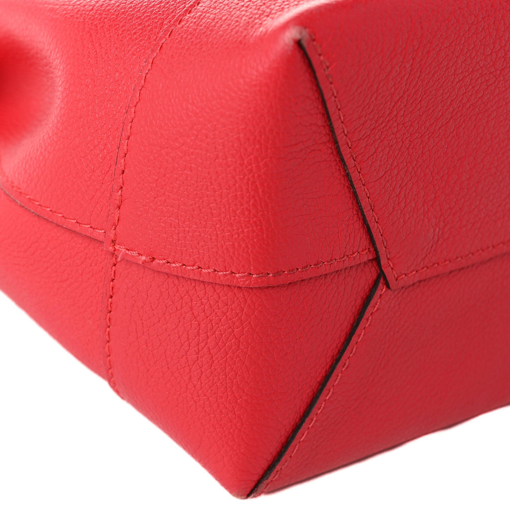 Soft Calfskin Lockme Backpack Poppy