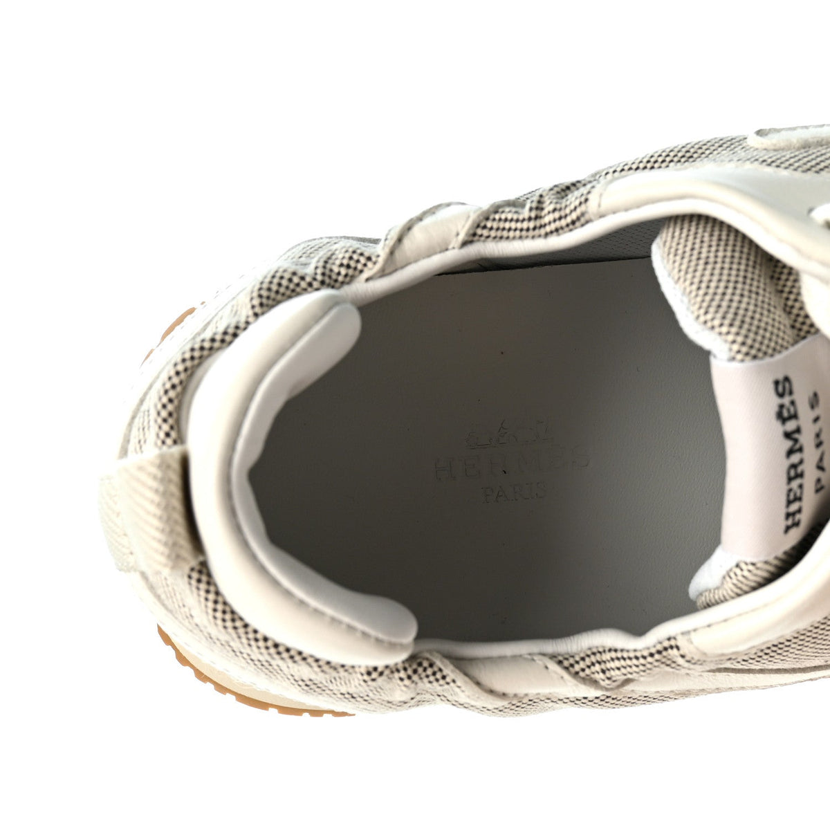 Canvas Nappa Jet Sneakers 40 Prunoir White