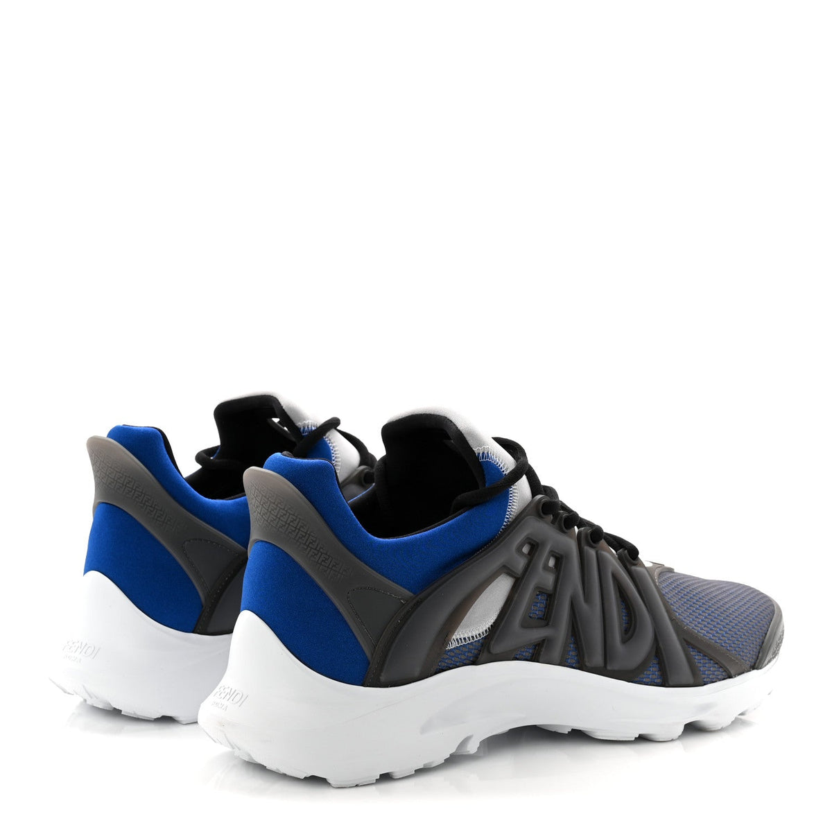 Tessuto Tecnico Mens Tag Sneakers 11 Blue Neon Multicolor