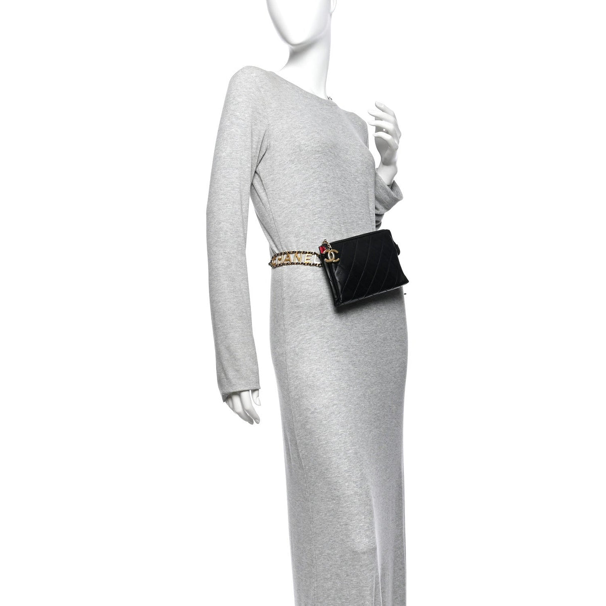 Calfskin Pick Me Up Belt Bag Black