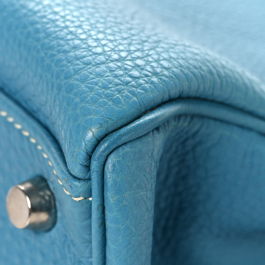 Togo Kelly Retourne 32 Bleu Jean