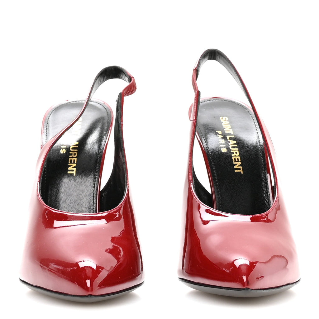 Patent Venus 110 Slingback Pumps 36 Hot Red