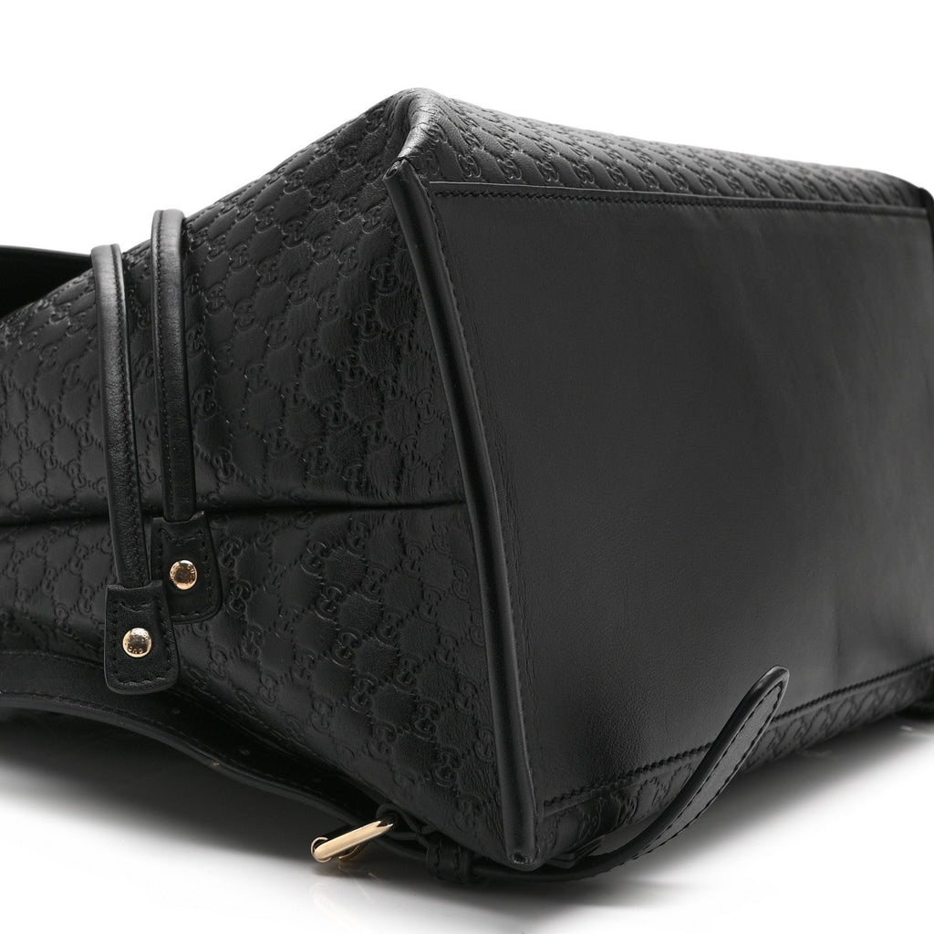 Microguccissima Drawstring Backpack Black