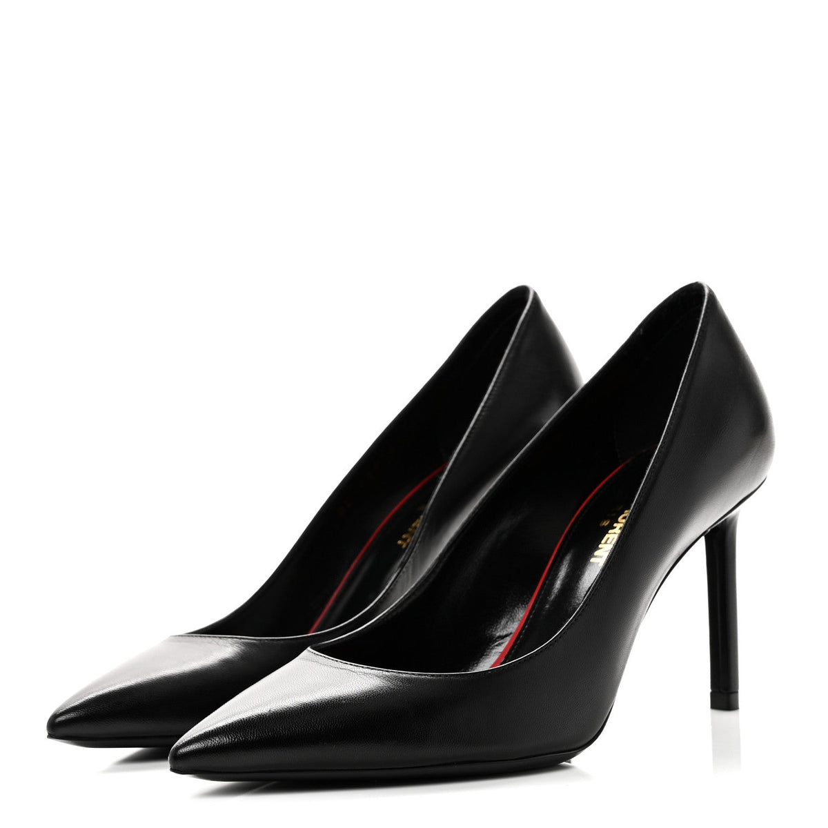 Calfskin Anja 85 Pumps 36 Manto Naturale