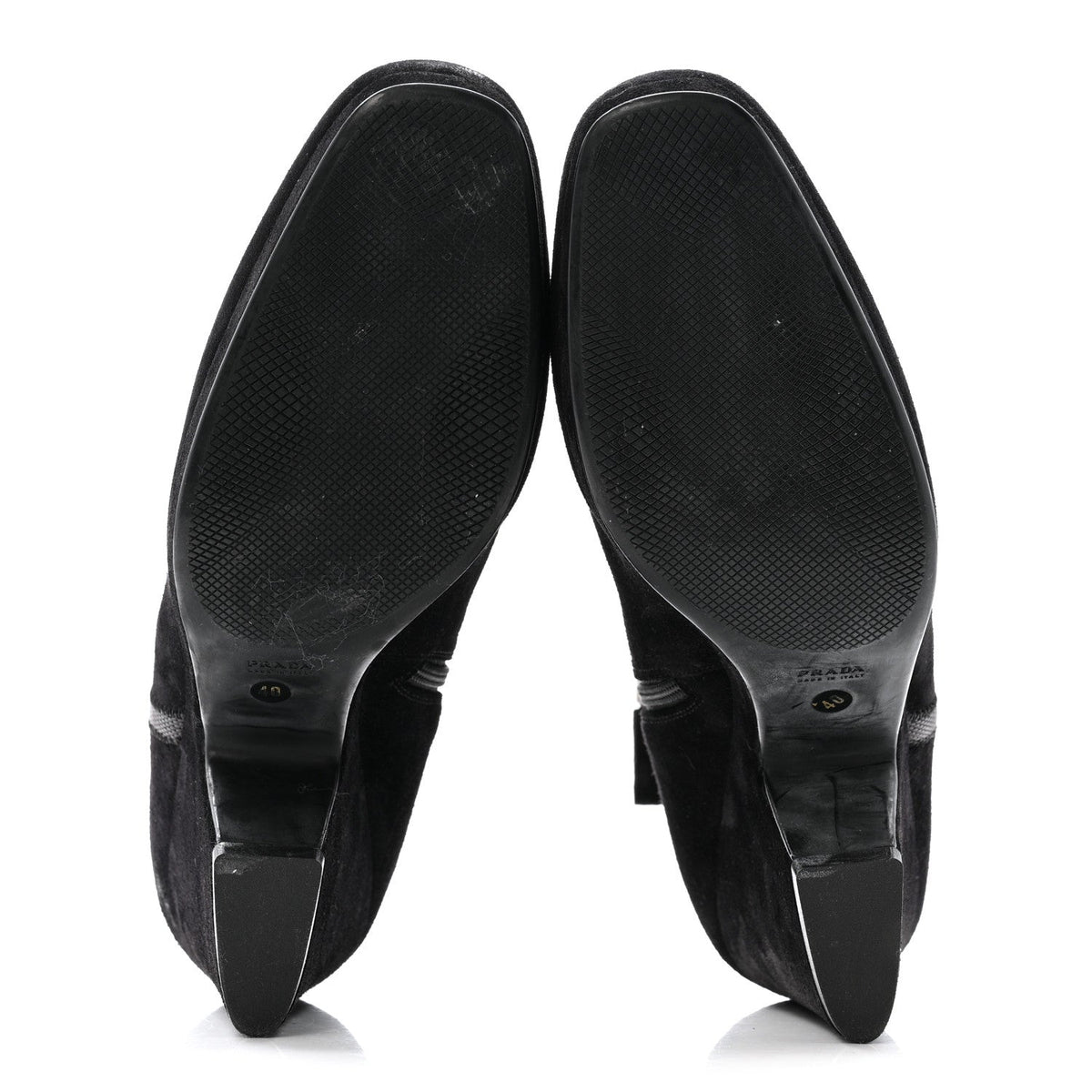 Scamosciato Zip Boots 40 Black