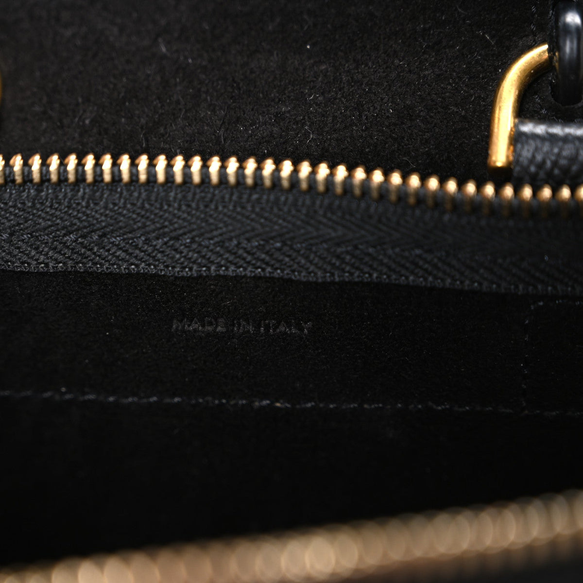 Grained Calfskin Pico Belt Bag Black