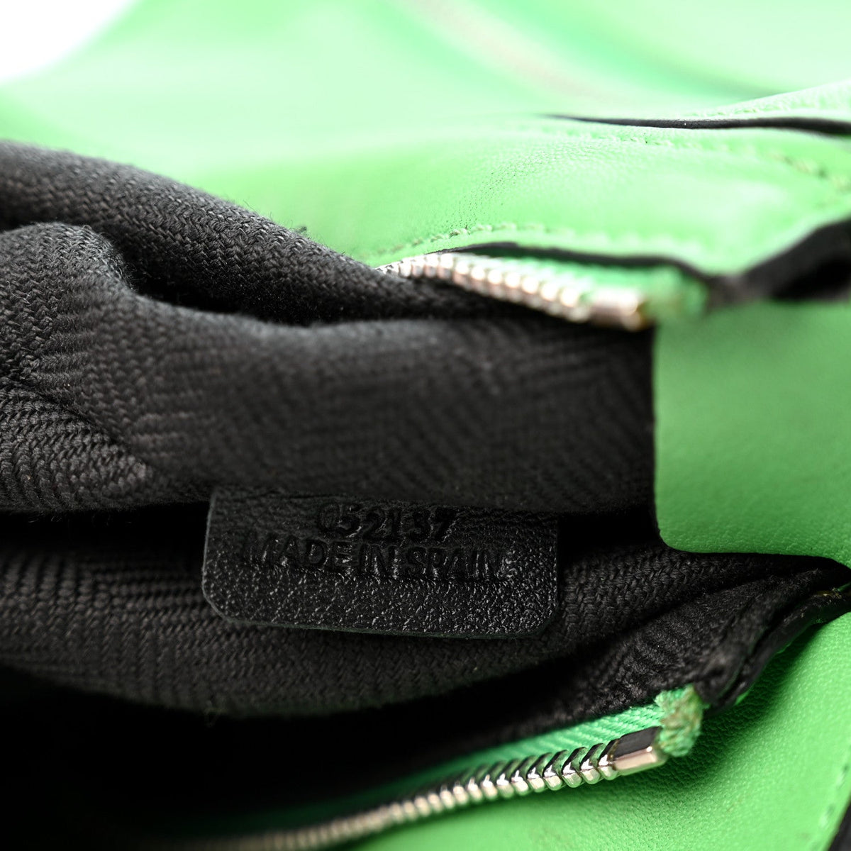 Calfskin Mini Puzzle Bumbag Clover Green
