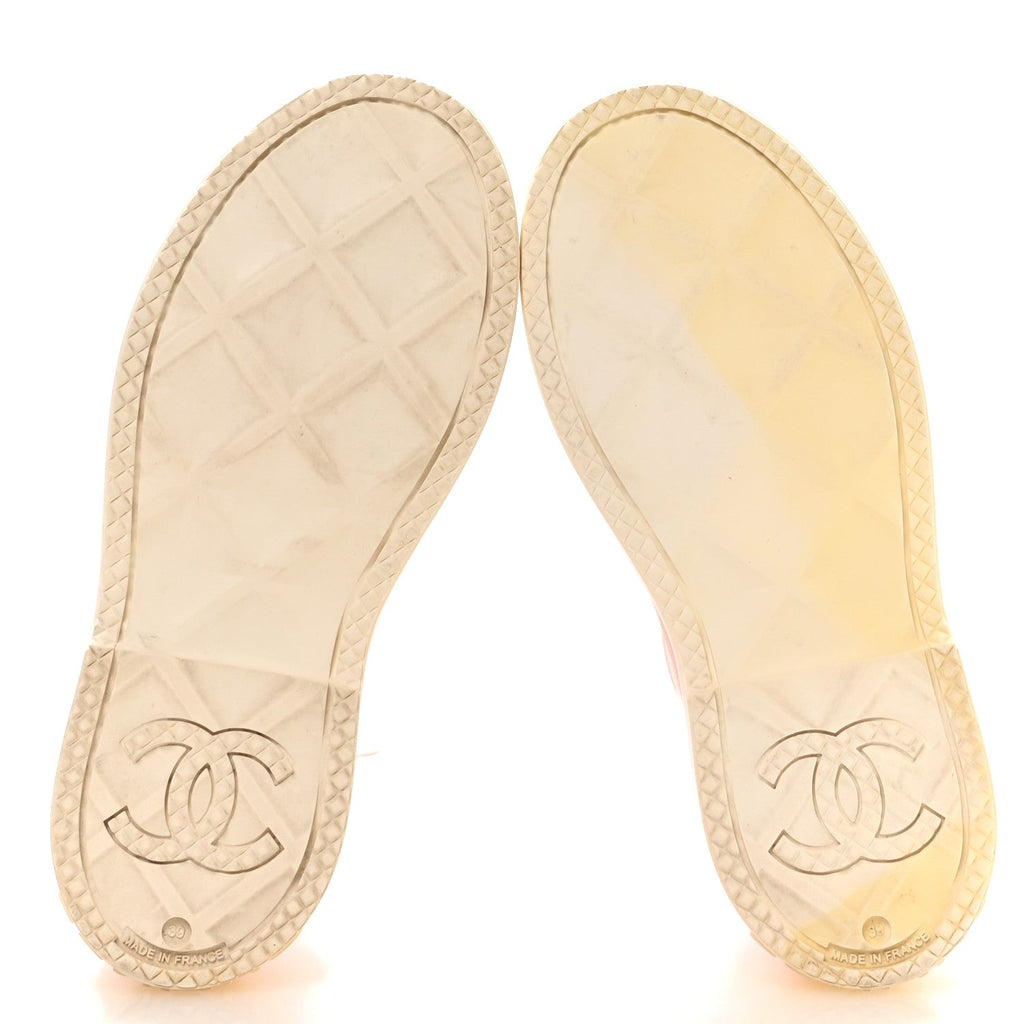 Caoutchouk CC High Boots 39 Light Pink White