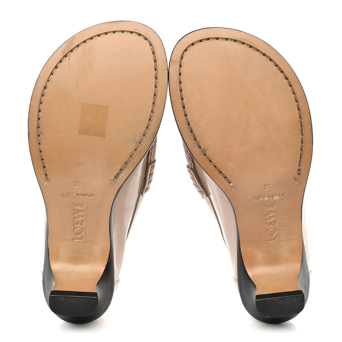 Brushed Calfskin Campo 45mm Loafers 37 Light Pink