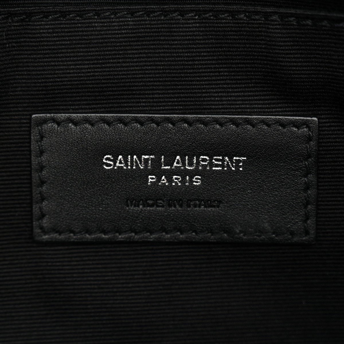 Lambskin Monogram Belt Bag Black