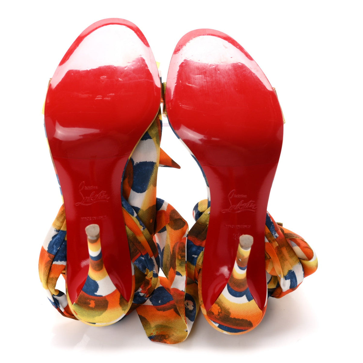 Crepe Satin Gaagal Miss Z Du Desert 100 Ankle Wrap Sandals 38 Multicolor Magma