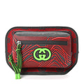 Jersey GG Monogram All Over Sporty Belt Bag Green Grey Multicolor