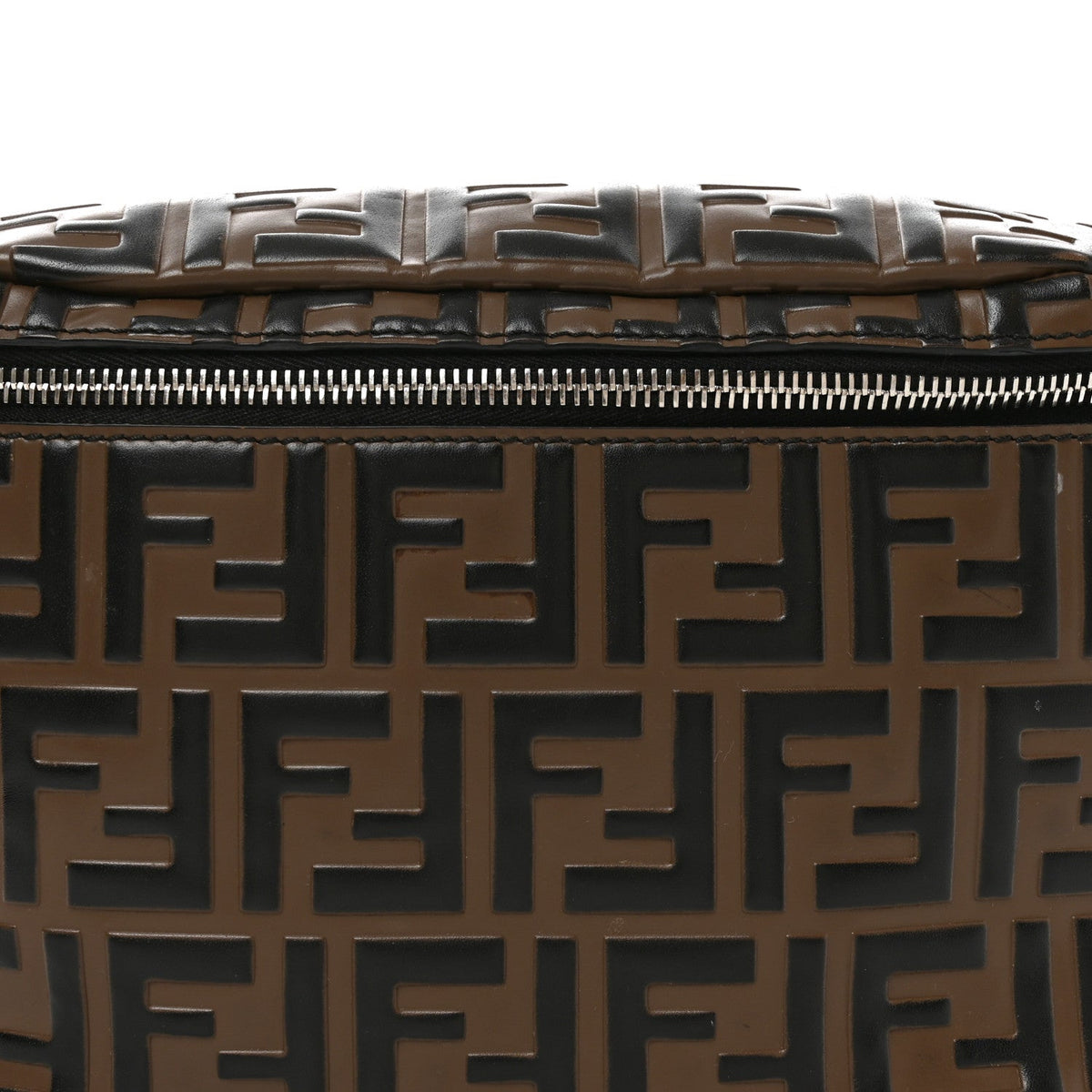 Vitello Century Bi-Color FF 1974 Embossed Belt Bag Maya Black