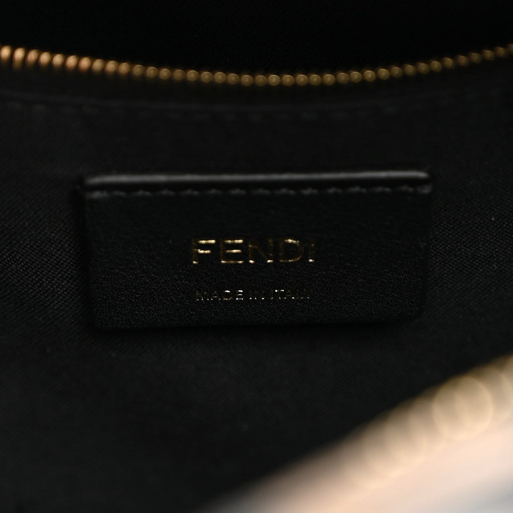 Vitello Bi-Color FF 1974 Embossed Mini Backpack Maya Black